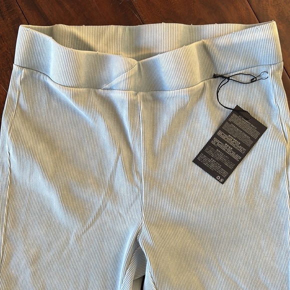 Forever 21 | Light Blue jersey Flared leggings yoga pants - Picture 3 of 13